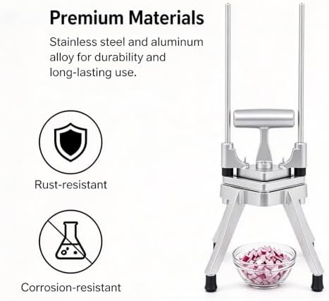 Manual Vegetable Chopper, Commercial Food Dicer for Vegetable and Fruit - Image 2