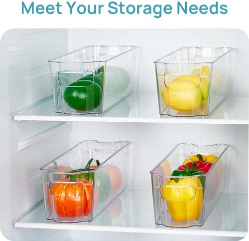 4Pcs Clear Breastmilk Storage Bags Container in Freezer Fridge