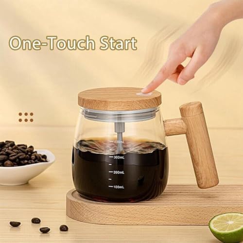 2024 New Electric High Speed Mixing Cup, 13.5oz Electric High Speed Mixing Waterproof Self Stirring Travel Coffee Mug, Electric High Speed Stirring Cup for Office/Travel/Home (2Pcs-Colored)