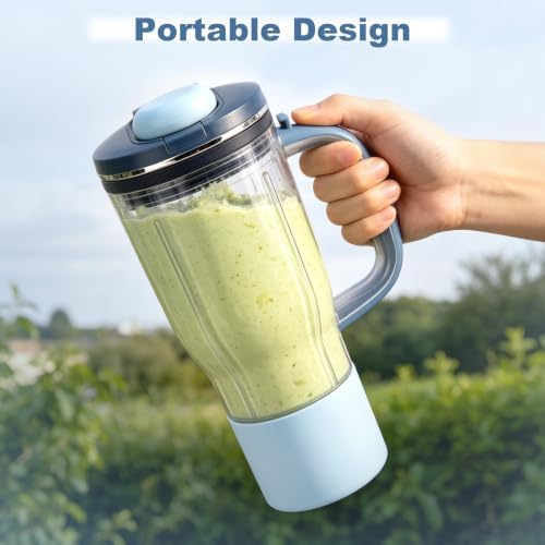 26oz Travel Tumbler Replacement: Compatible with Ninja BlendBOSS Blender, Travel Tumbler with Glass Straws (Cyberspace) - Image 5