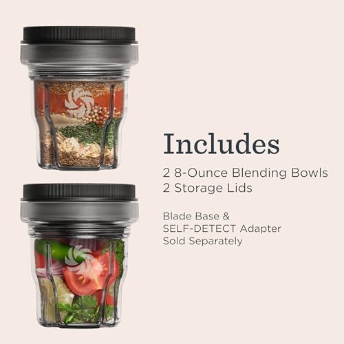Vitamix 8-Ounce Blending Bowls with Storage Lids, 2-Pack, Dishwasher-Safe - Image 7