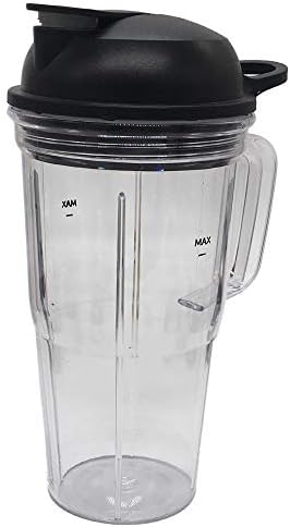 Replacement Blender Combo Easy Twist Extractor Blade with Juicer personal jar 24oz handle cup and to go lid,Compatible with nutribullet Full-Size Blender Combo 1200W:NBF50500/NBF50500IN - Image 2
