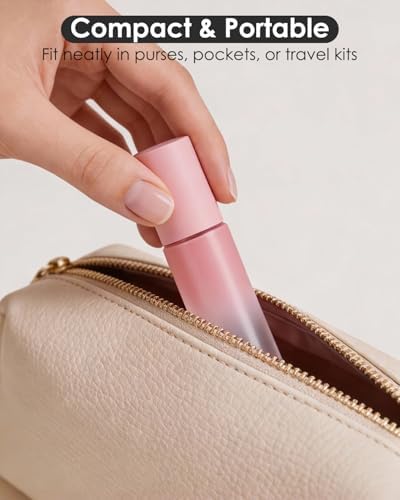 Essential Oil Roller Bottles - 4 Pack Refillable 10ml Glass Roller Bottles - Image 4