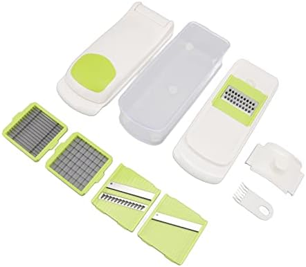 6 in 1 Vegetable Chopper Shredder Manual Handheld Food Chopper Cutter Dicer for Creative Plate Decoration by Unknown