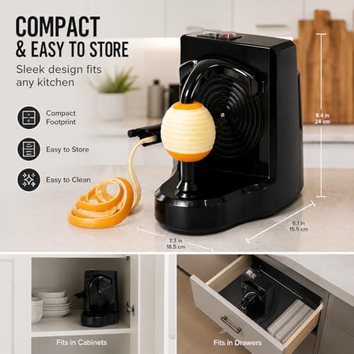 Electric Orange & Citrus Peeler, Automatic Countertop Machine