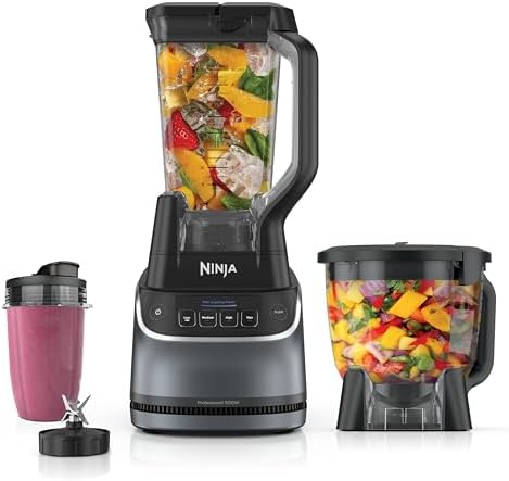 Ninja UltraCrush Pro Kitchen System, 1500W, 72oz Blender, Silver, BP401 by Unknown