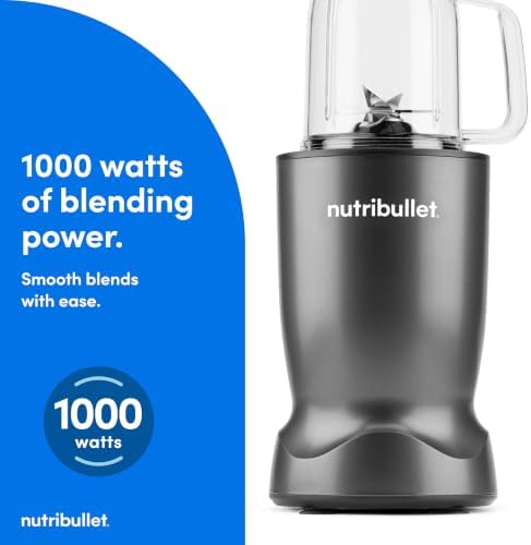 nutribullet® Turbo Tumbler Edition, Personal Blender, Gunmetal, NB30400 - Image 4