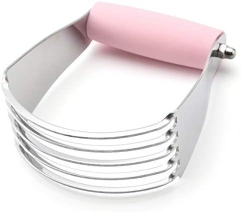 Spring Chef Medium Dough Blender Hand Tool - Pastry Cutter - Pink Lemonade by SpringChef