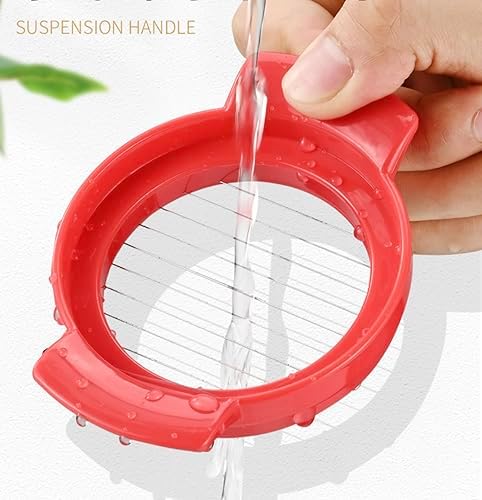 4-in-1 Egg Slicer for Hard Boiled Eggs, Stainless Steel Cutter for Avocado, Fruit & Luncheon Meat, Kitchen Tool with 4 Cut Styles, Dishwasher Safe - Image 5