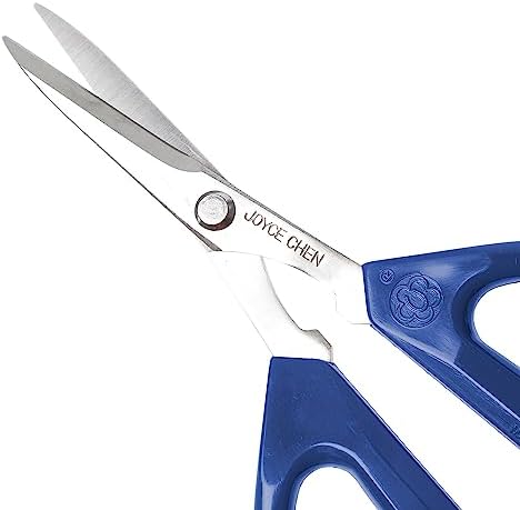 Joyce Chen Original Unlimited Kitchen Scissors All Purpose Dishwasher Safe Kitchen Shears With Comfortable Handles, Blue