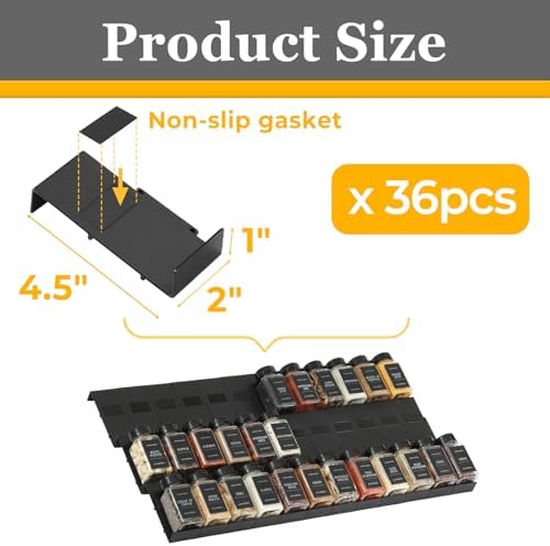 Spice Drawer Organizer Expandable 36 PCS