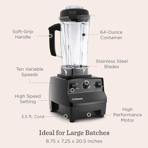 Vitamix 5200 Professional-Grade Blender, 64 oz. Container, White - Image 3