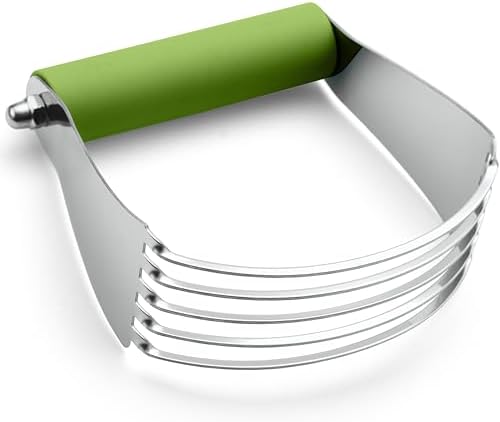 Spring Chef Large Dough Blender For Baking - Durable Pastry Blender - Green by SpringChef