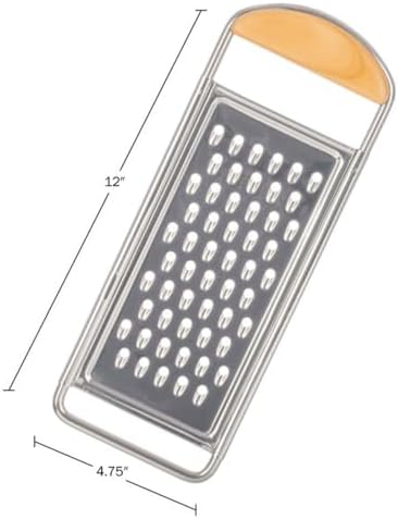Kings County Tools Cheese Grater Handheld, Flat Food Grater, 12” x 4.5” - Image 6