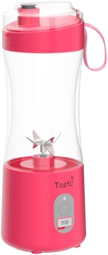 Personal Blender, Portable Juice On the Go Blender for Shakes and Smoothies, USB-C Rechargeable, Cordless (Pink)
