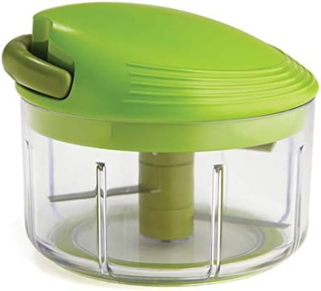Kuhn Rikon Pull Chop, Vegetable Chopper with Stainless Steel Blades, Food Chopper with Non-Slip Base, Easy to Use Fruit Cutter and Onion Chopper, Essential Kitchen Accessories 650ml by KuhnRikon