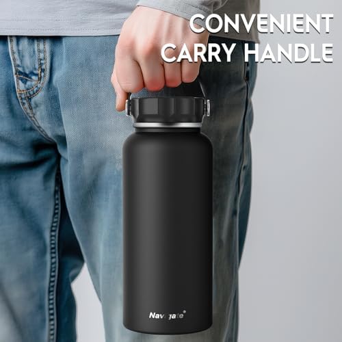 32oz Insulated Water Bottle for Sports, Keep Cold 24H