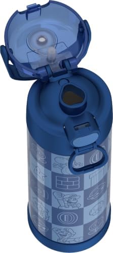 FUNTAINER Water Bottle with Spout, 16oz, Mario