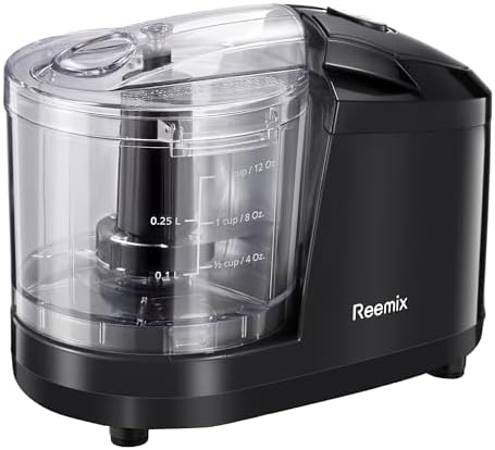 1.5-Cup Electric Food Chopper, 100W Mini Food Processor Meat Grinder