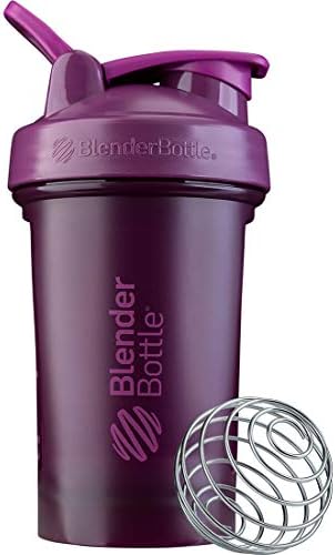 BlenderBottle Classic V2 Plastic Shaker Bottle 20 oz Plum by BlenderBottle