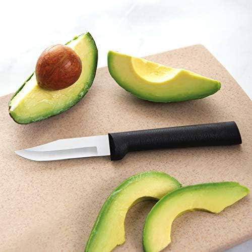 Cutlery Peeling Paring Knife (W202), Black, Pack of 6