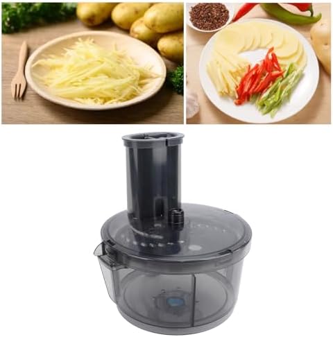 TM6 TM5 TM31 Vegetable Cutter Kit, Electric Food Processor Container Attachment for TM31 TM5 TM6, Stainless Steel Vegetable Chopper for Onion & Fruit, High Efficiency Dicer Cutter - Image 6