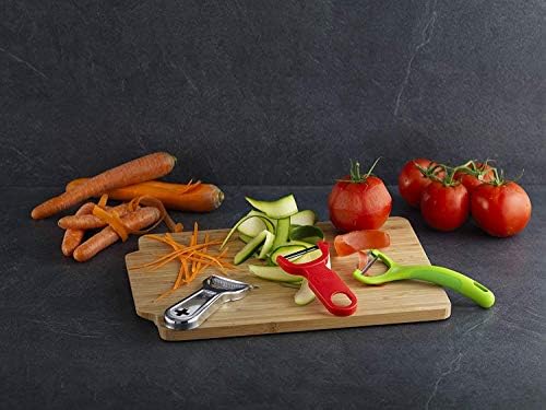 Julienne Peeler with Blade Protector, Stainless Steel Handle