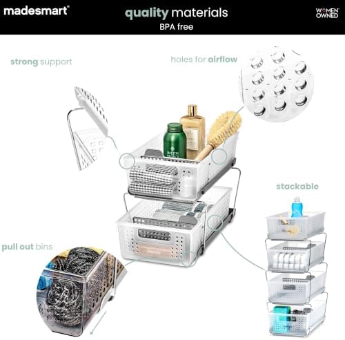 Compact Two Level Organizer, Frost