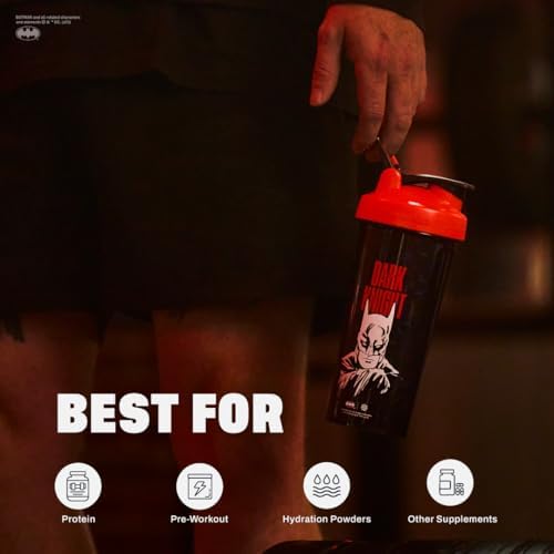 BlenderBottle Justice League ProSeries Tritan Shaker Bottle 28 oz Red/Black - Image 5