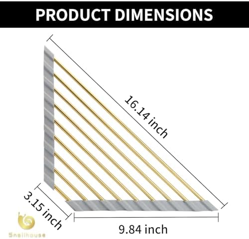 Small Triangle Roll Up Dish Drying Rack, Stainless Steel Kitchen Foldable Sink Caddy Organizer Sponge Holder for Sink Corner, Gold