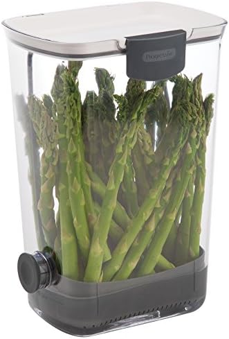 Herb Keeper – 1-Piece, White, with Removable Silicone Drain Plug, BPA-Free Plastic