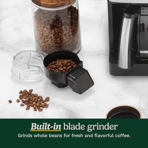 Cuisinart Coffee Maker, 2-in-1 Grinder/Brewer, Single Serve 8/10/12 oz - Image 4