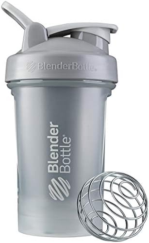 Classic V2 Shaker Bottle, 20 oz, Pebble Grey, Stainless Steel - Protein Shakes and Pre Workout