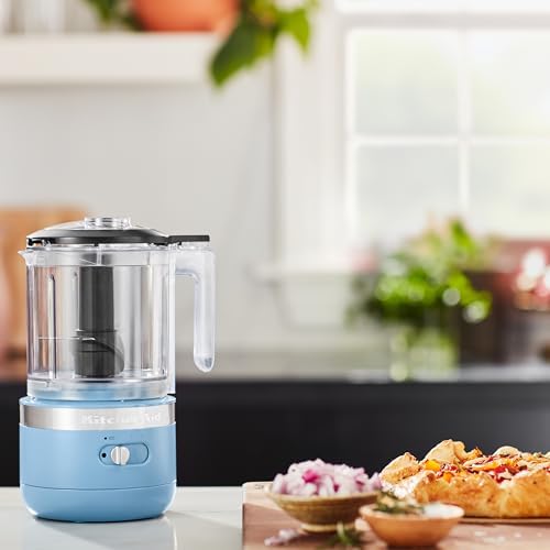 KitchenAid 5 Cup Food Chopper Cordless KFCB519VB, Blue Velvet - Image 5
