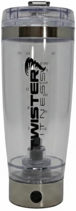 PULSE Electric Shaker Bottle for Protein Shakes – USB Rechargeable Mixer Cup, BPA-Free, for Meal Replacements & Fitness Drinks (Silver, 20 OZ)