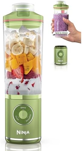 Ninja Blast Max Portable Blender, Twist & Go, 22oz, Green, BC251GN1 by Unknown