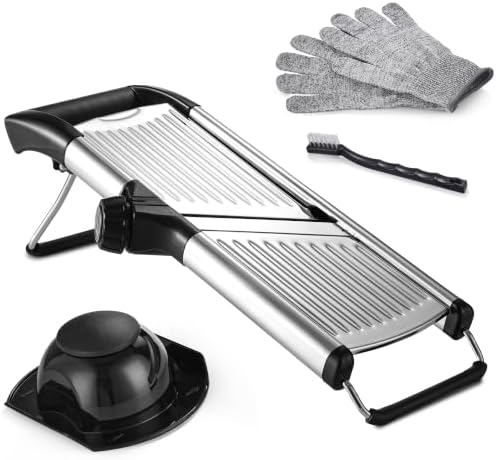 Mandoline Slicer for Kitchen, Mandolin and Julienne for Vegetables