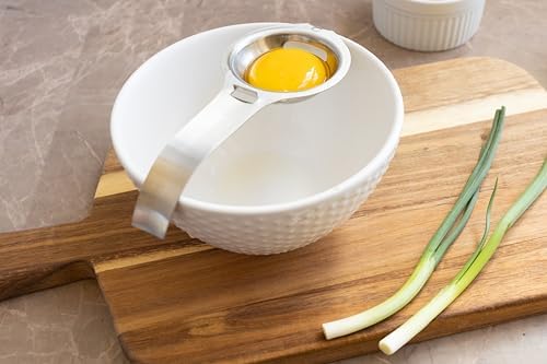 Fox Run Stainless Steel Egg Yolk Separator For Raw Eggs, 6.75” x 1.75” x 1” - Image 6