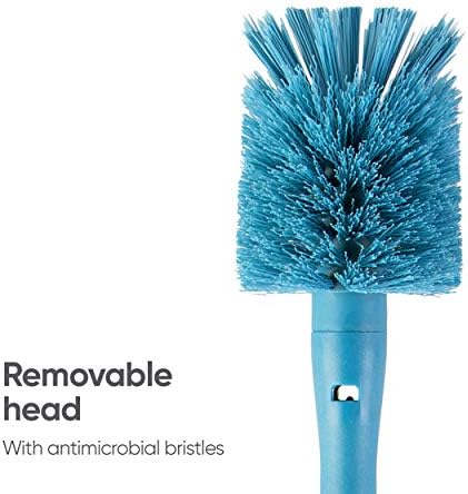 Owala 2-in-1 Water Bottle Brush Cleaner and Straw Cleaner Brush,Water-Bottle-Brush with Removable Head and Twist n Hide Straw-Brush,Smokey Blue,(Pack of 12) - Image 5