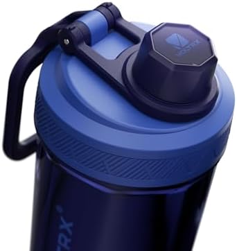 VOLTRX Shaker Bottle, Gallium USB C Rechargeable Electric Protein Shake Mixer, Shaker Cups for Protein Shakes and Meal Replacement Shakes, BPA Free, Made with Tritan, Midnight Blue, 27oz - Image 3