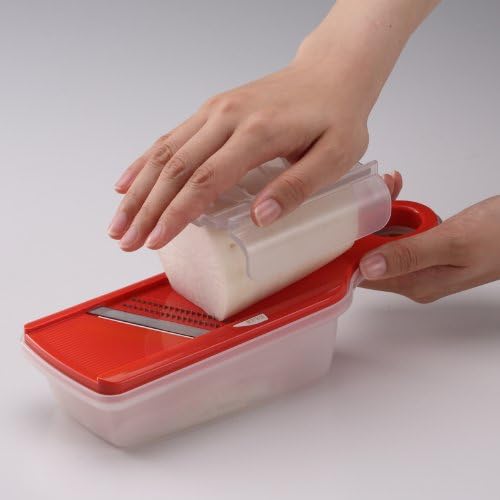 Aikogyo 21041 Q Series Vegetable Cooker, Shredder, Made in Japan, Red - Image 3