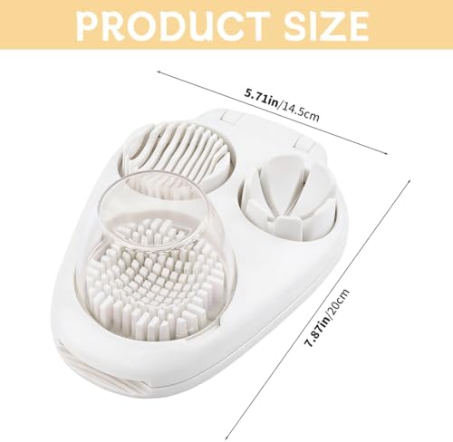 3-in-1 Egg Slicer for Hard Boiled Eggs, Manual Egg Cutter, Dishwasher Safe - Image 2