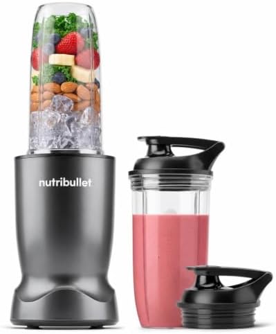 nutribullet® Turbo Personal Blender, 1000 Watt, Gunmetal, NB50400 by Unknown