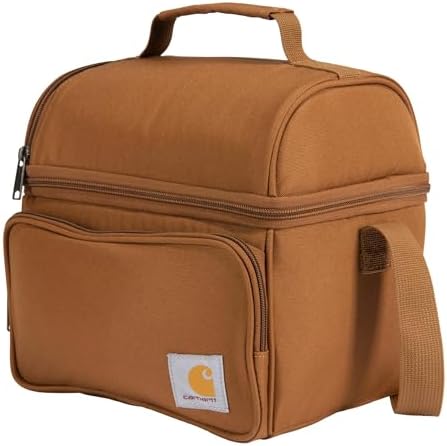 Camping Cooler, Worksite Lunch Box, Soft Shell Lunch Bag for Construction Sites, Work and Everyday Use, Brown