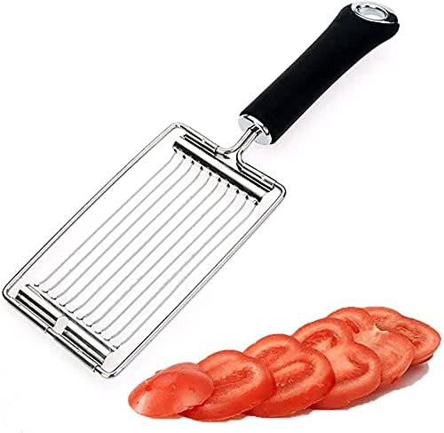 Tomato Slicer,Stainless Steel Handheld Boiled Eggs Slicer Tomato Cutter Veggie Chopper Kitchen Gadgets