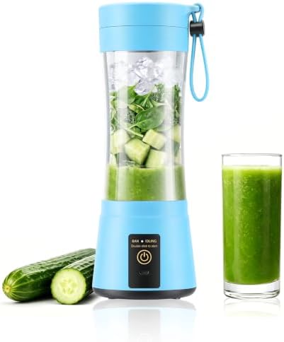 Personal Size Smoothies Blender Portable - 380ML Mini Travel Blender by cberhrik