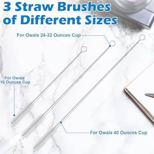 Palksky Water Bottle Cleaning Brush Kit, Brush & Straw Cleaner for Owala - Image 5