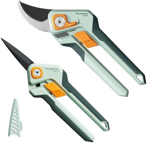 Pruning Shears Scissors Set Effortless Cut 1" Branches Clippers
