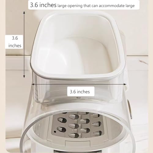 RULA Rotary Cheese Grater Hand Crank Vegetable Chopper Slicer Set, Fruit Cutter Veggie Shredder Food Dicer Chopping Cooking for Nuts Onion Tomato Potato Salad Garlic Cucumber Carrot and Cabbage - Image 6