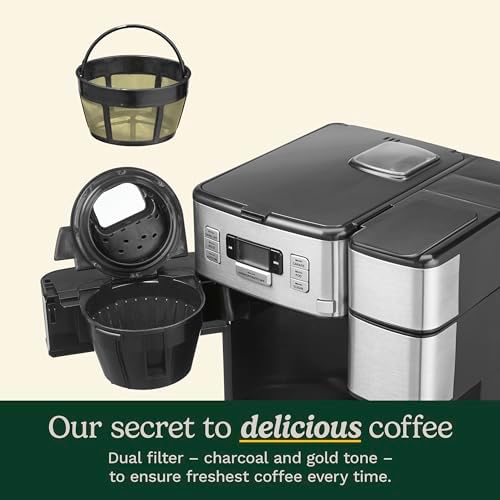 Cuisinart Coffee Maker, 2-in-1 Grinder/Brewer, Single Serve 8/10/12 oz - Image 5